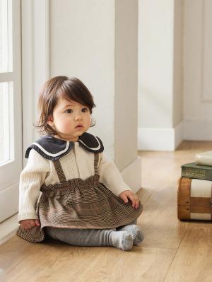 Ampersand】チェック柄スカートロンパース | ロンパース・カバーオール