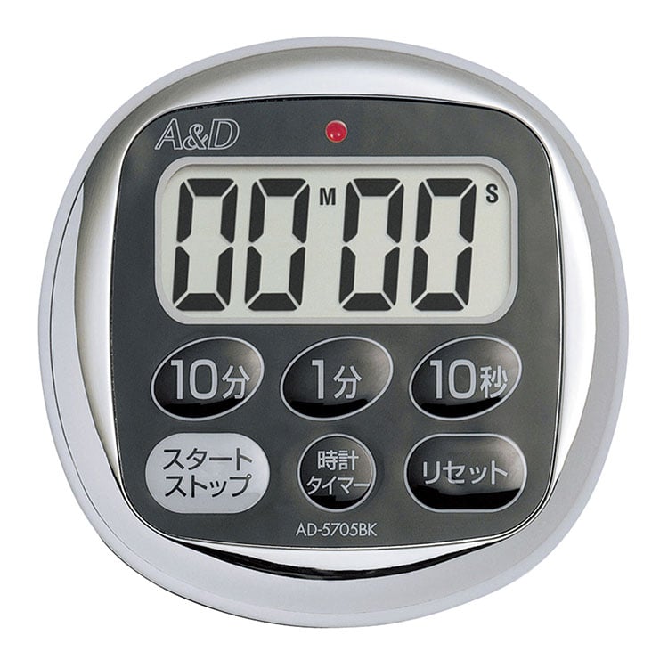 防滴100分タイマー AD-5705BK / AD-5705RE | 電子計測機器 | 商品