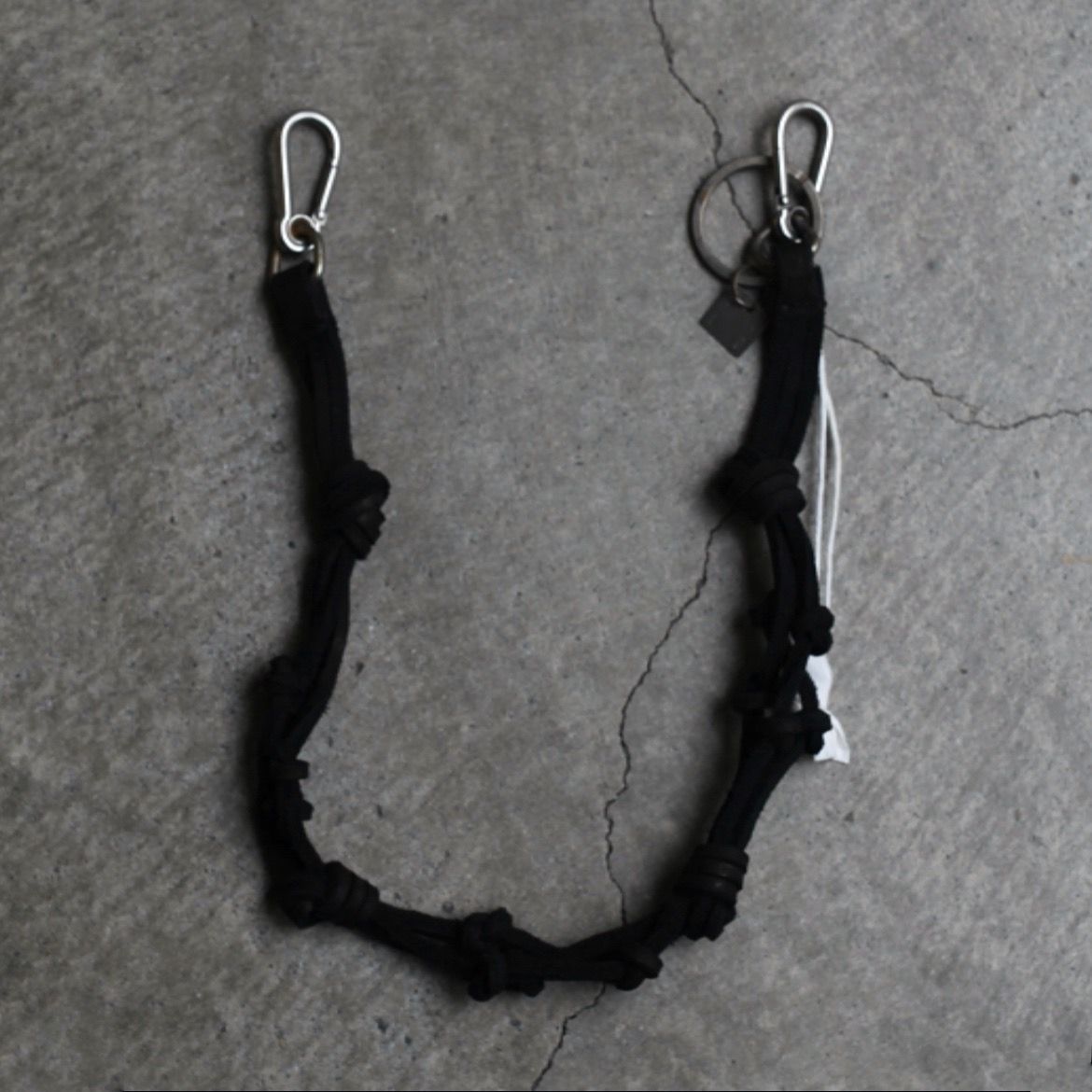 GUIDI - 【再販売通知受付可能】Leather Knotted Keychain | ACRMTSM