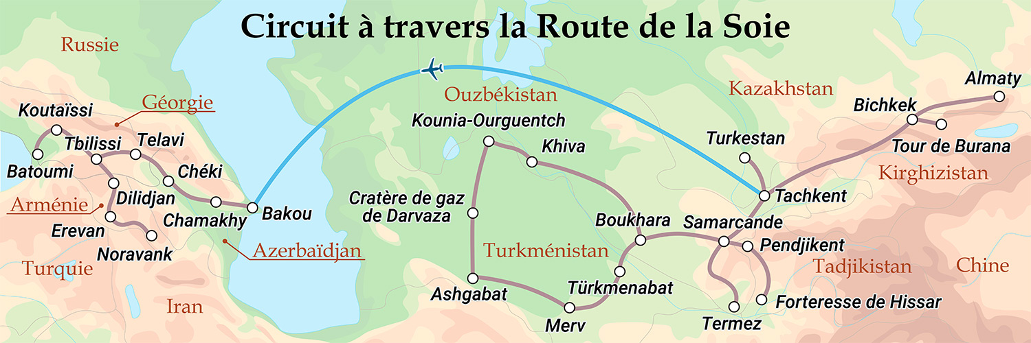 Branches de la Route de la Soie