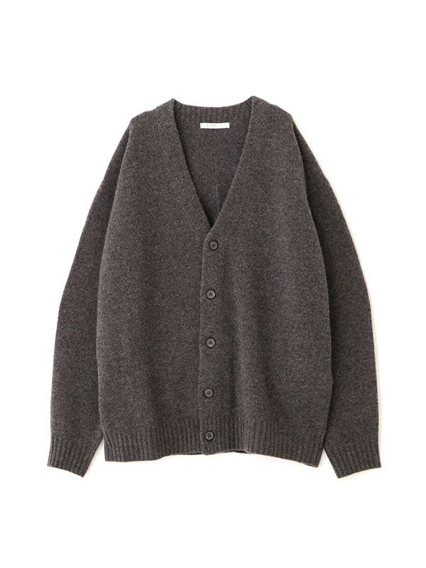 ETRE TOKYO - ミドルゲージVネックニットカーディガン (GREY) | ADDICT