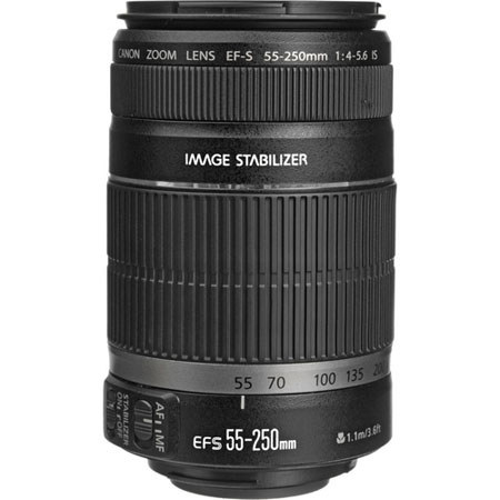 Canon EF-S 55-250mm f/4-5.6 IS Lens - Adorama