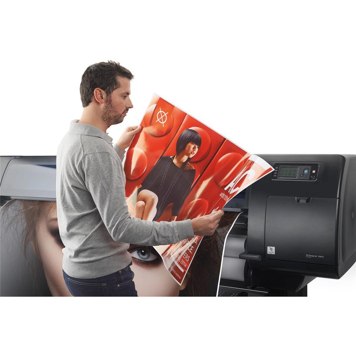 HP DesignJet Z6810 Large Format Photo Production Printer, 42