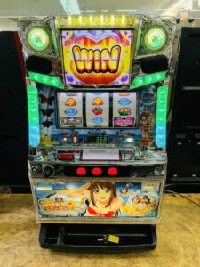 キュインぱちすろ南国育ち 1st vacation スロット実機 買取致しました