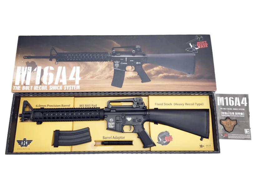 BOLT] M16A4 B.R.S.S. リコイルショック電動ガン ハイダー欠品 (中古