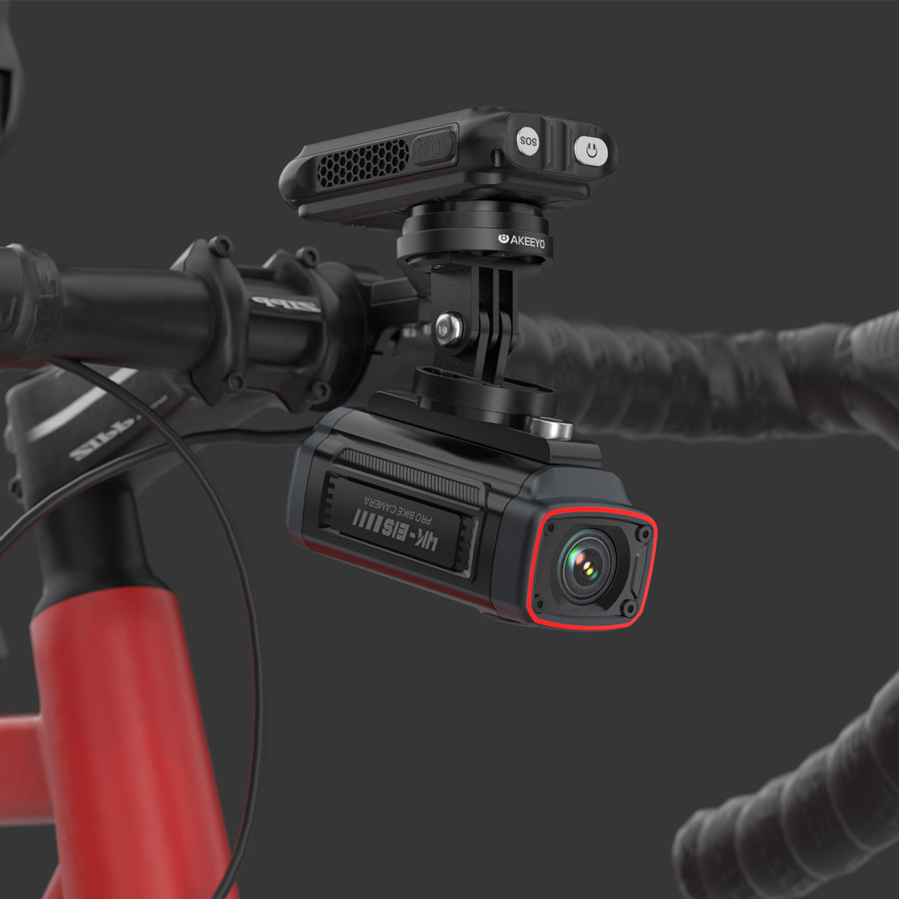 最新版の自転車/バイク用手ブレ補正機能搭載ドライブレコーダー | AKY