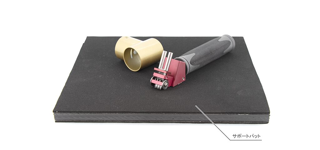 スプリング式クロスカット試験カッター（平面・曲面 両用タイプ