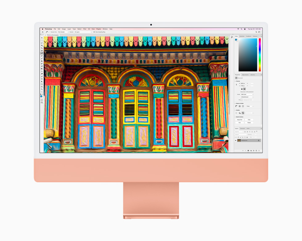 iMac features all-new design in vibrant colours, M1 chip, and 4.5K
