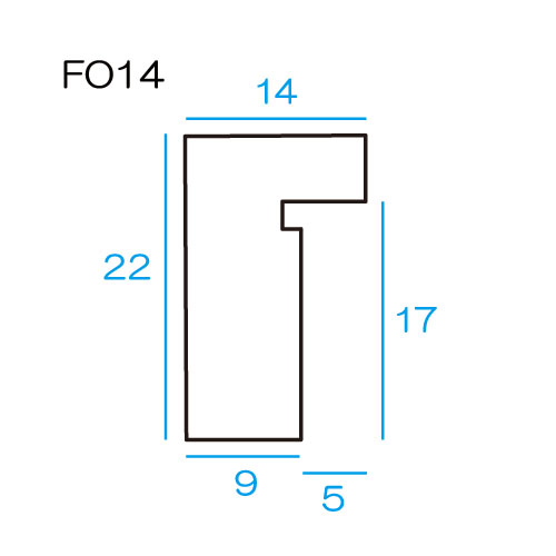 デッサン額縁：FO14ダークブラウン（UVカットアクリル）（既製品サイズ