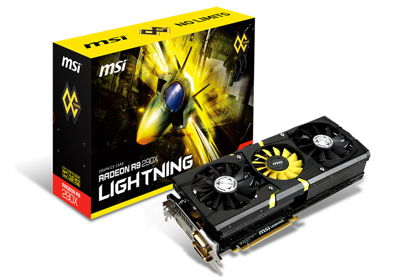 R9 290X LIGHTNING | MSI グラフィックボード RADEON R9 290X | 株式