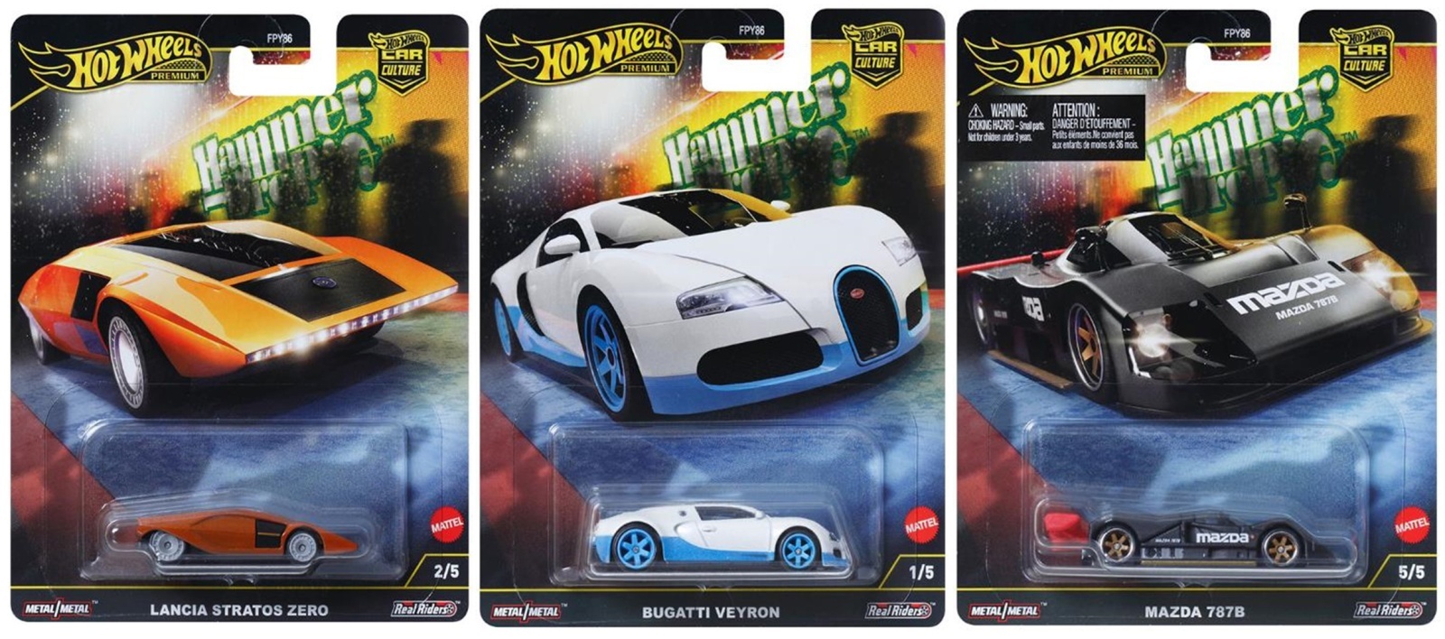 2024 HW CAR CULTURE 【ハンマードロップ - 5種セット】ランチア