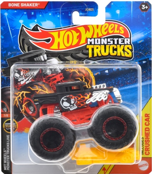 2025 HW MONSTER TRUCKS! 【ボーン・シェイカー】BLACK - attictoyz
