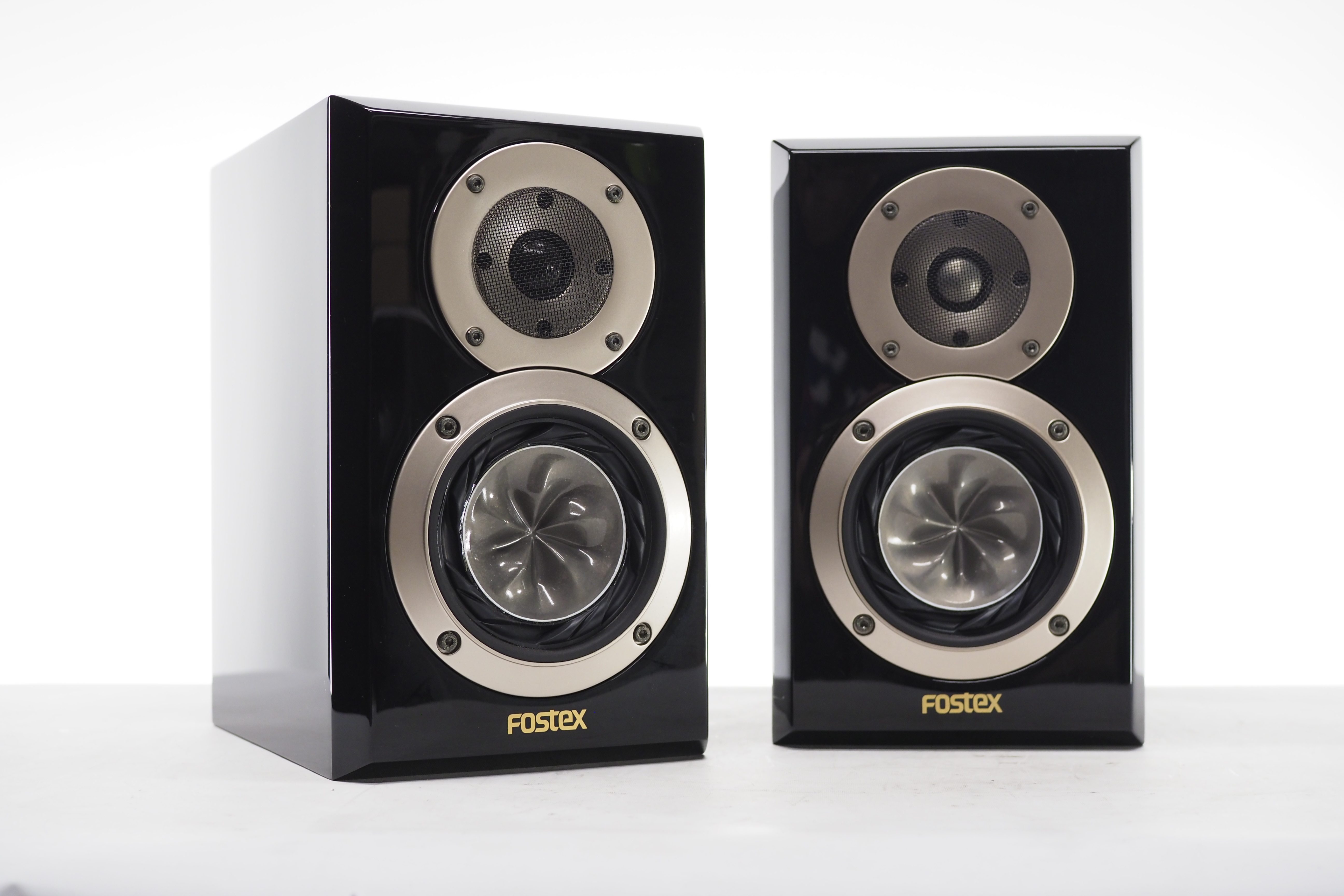 FOSTEX GX100 スピーカー ダークブラウン 連番 2つセット FOSTEX GX100