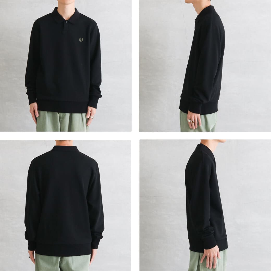 FRED PERRY フレッドペリー COLLARED SWEATSHIRT｜BORN FREE ONLINE SHOP