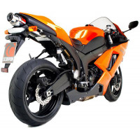 07-08 Kawasaki ZX-6R Scorpion Stealth Slip-On Exhaust Stainless