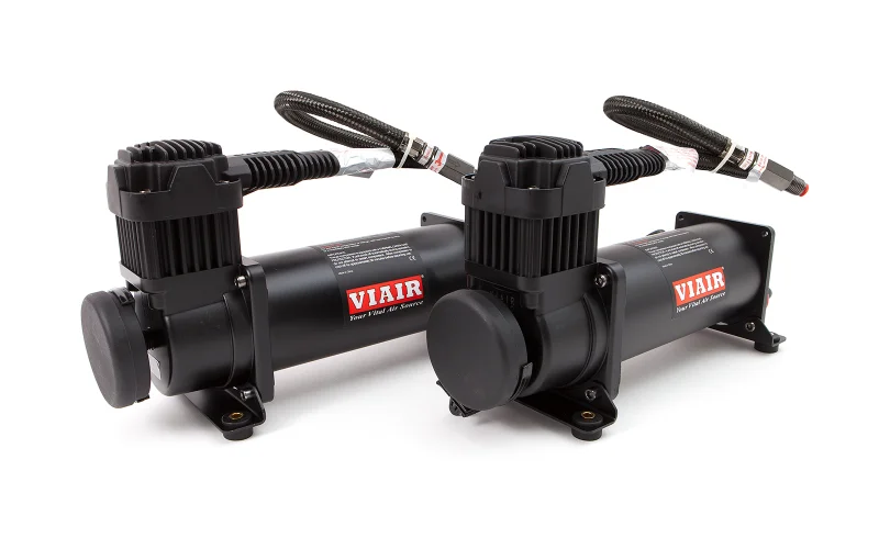 Viair 444C Compressor Dual Pack (Black) | Bag Riders