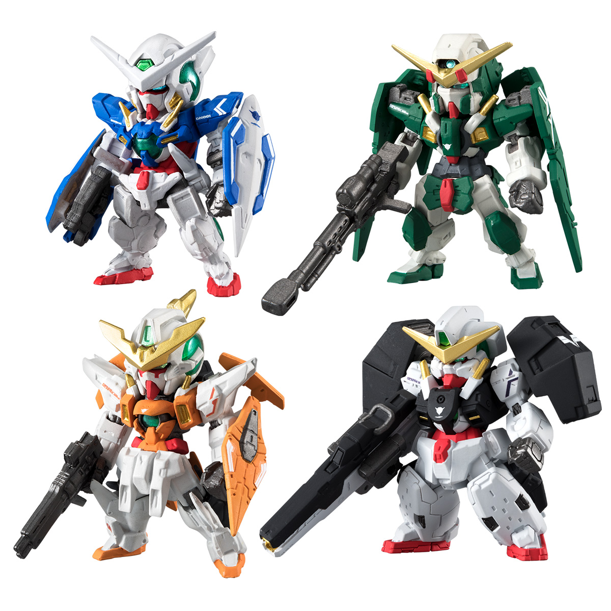 ガンダムOO フィギュアセット Amazon.co.jp: TAMASHII NATIONS NXEDGE