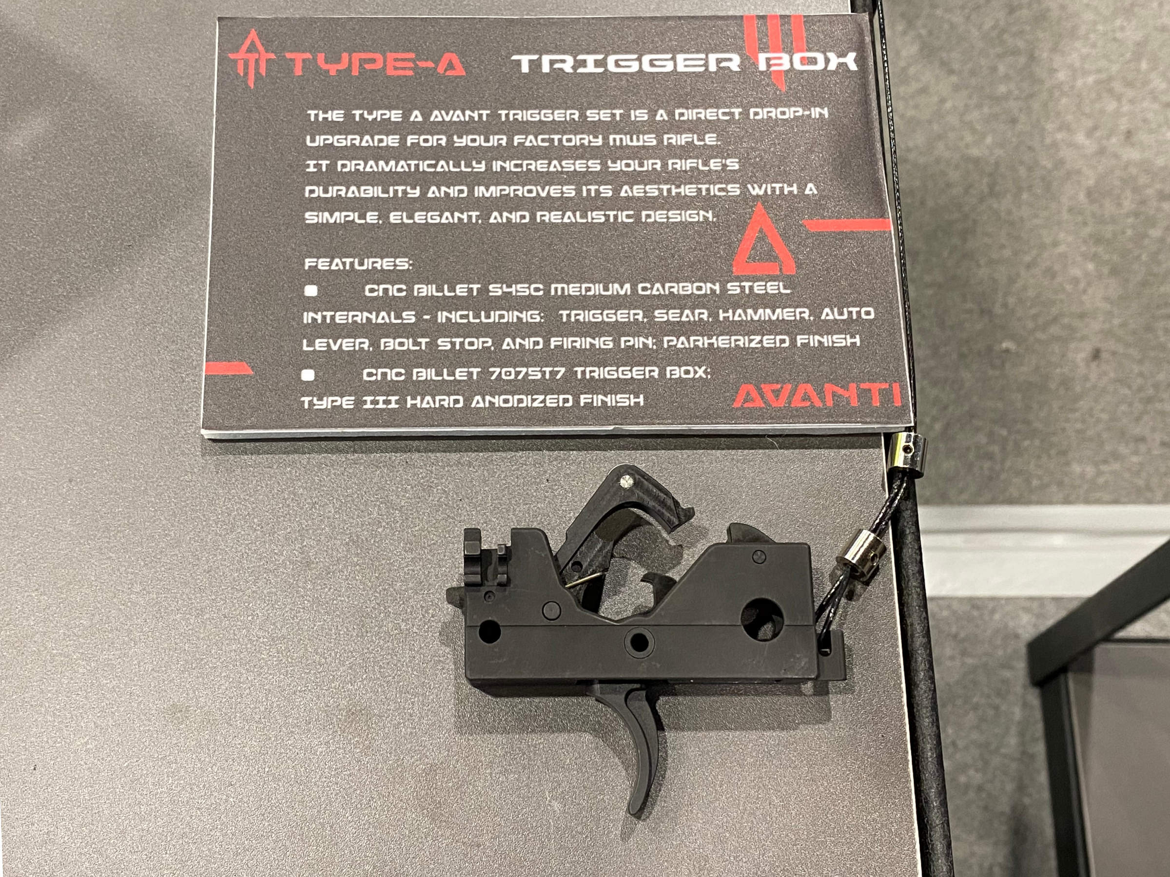 ARCHWICK Avanti TYPE-A スチールボルトキャリアー/Preciseトリガー