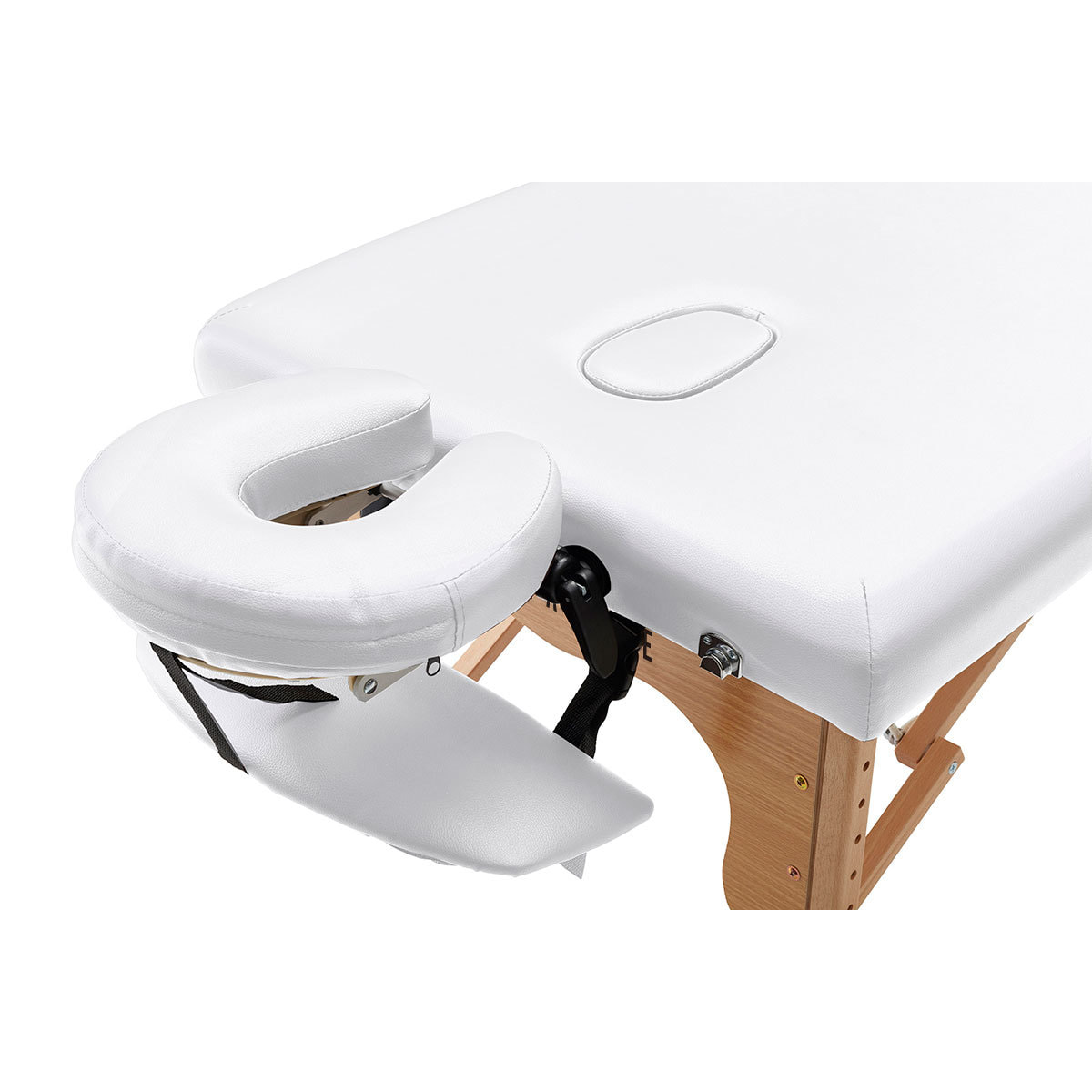 軽量木製折りたたみベッド EB-03DX（キャリーバッグ付）（ホワイト）の