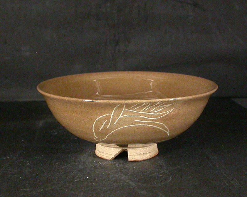 処分品 虫明焼 岡山県無形文化財 黒井 千左 四方桟共箱付き虫明抹茶