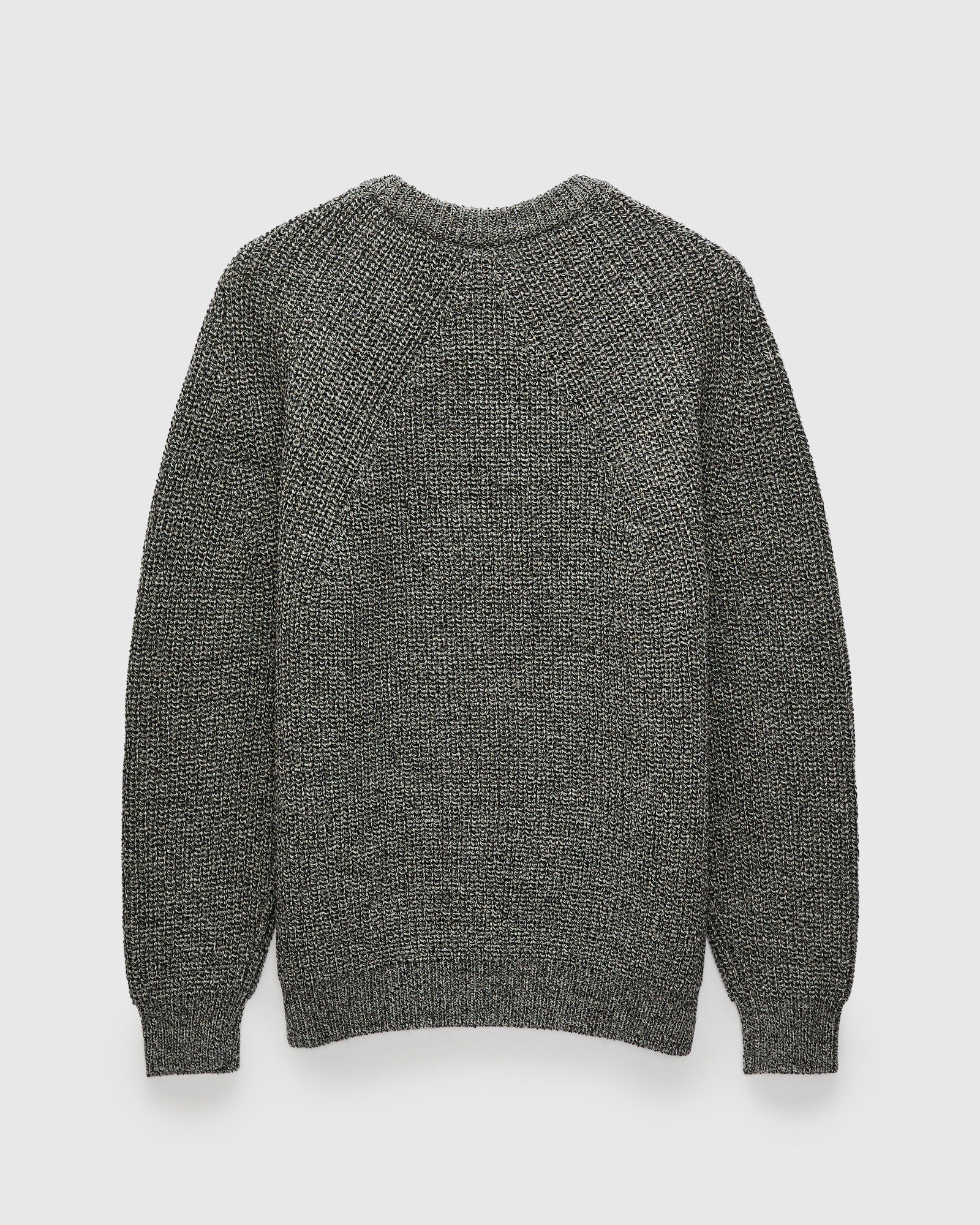 Signature Knit Wool Crewneck in Ivory/Black – Blue Owl Workshop