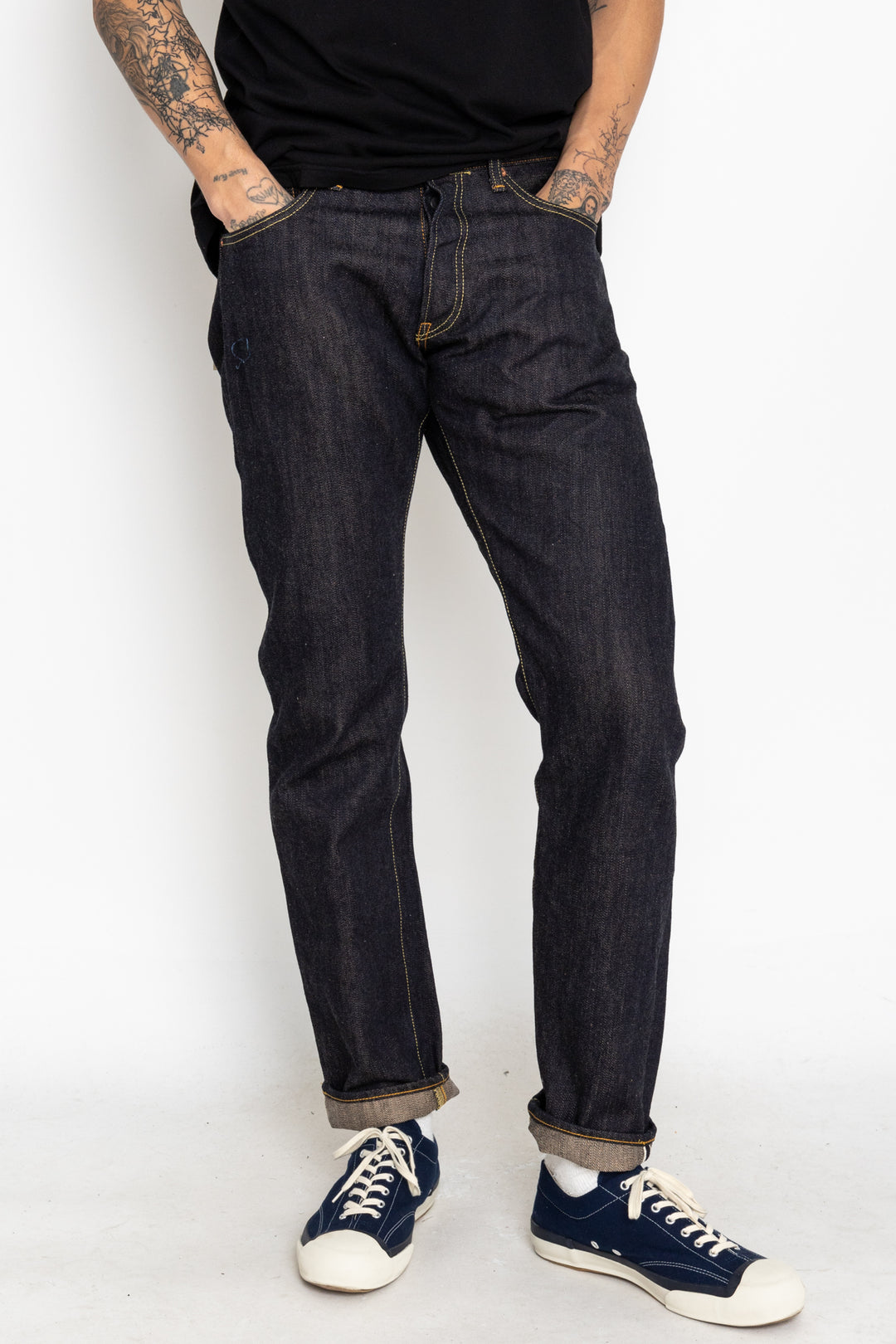 Studio D'Artisan D1828 FOX x G3 Jeans Relax Tapered – BLUE IN