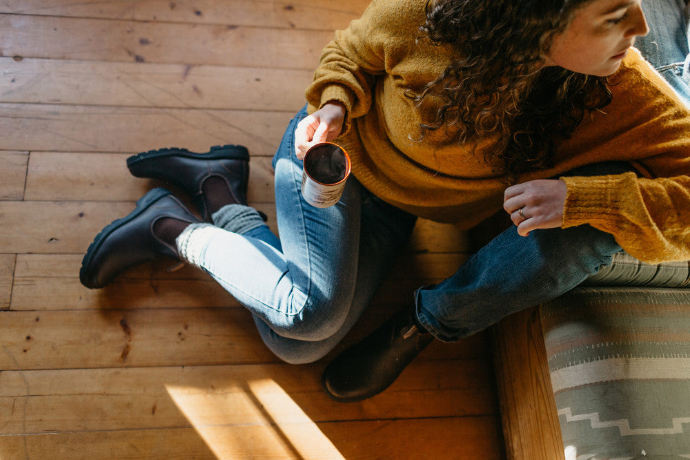 Walnut Brown Premium Leather Chelsea Boots, Women's Classics 550
