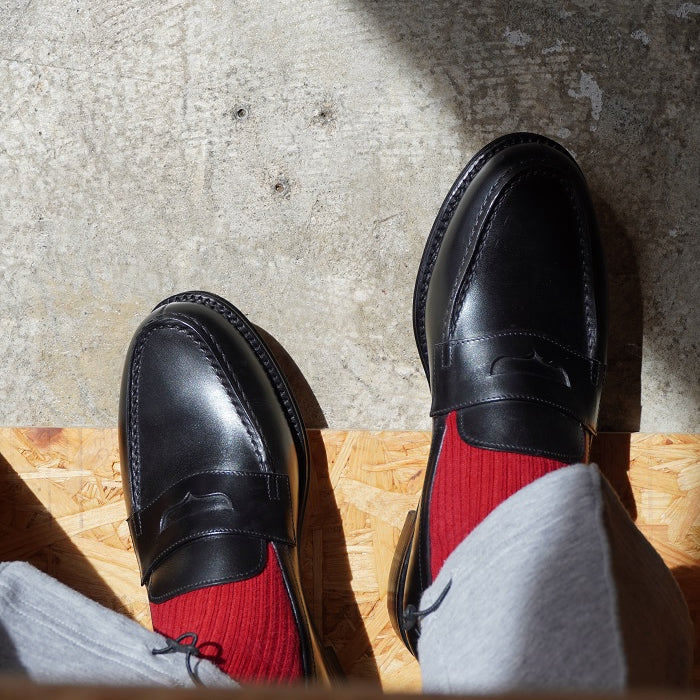 ローファー | 98998 Garuda / BLACK CALF (LEATHER SOLE) - Jalan