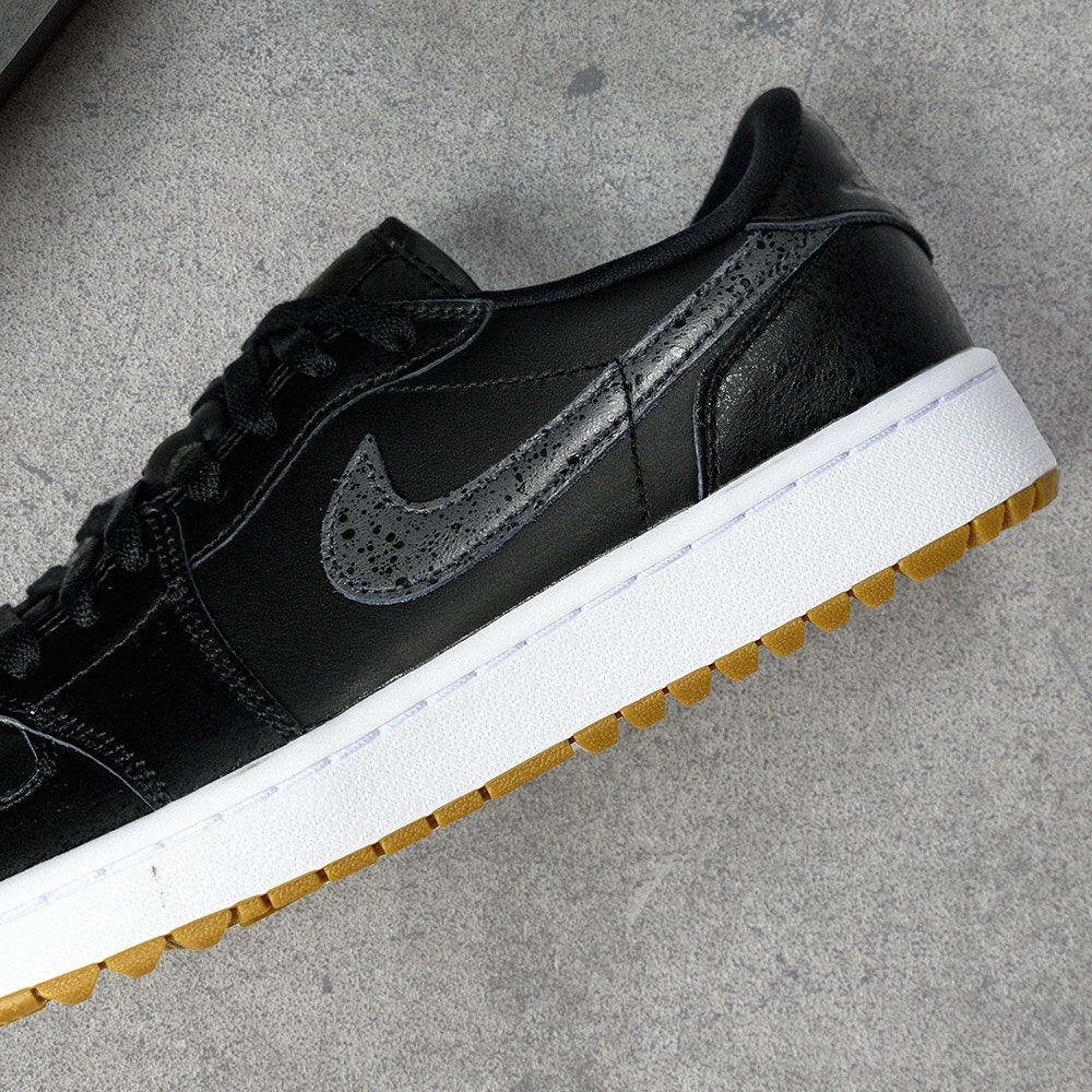 Nike Golf Shoes - Air Jordan 1 Low G - Black - Gum 2024
