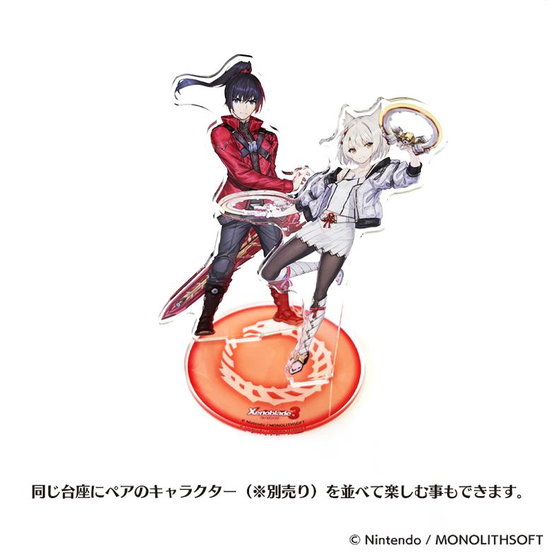 Official acrylic stand of multiple Xenoblade Chronicles 3