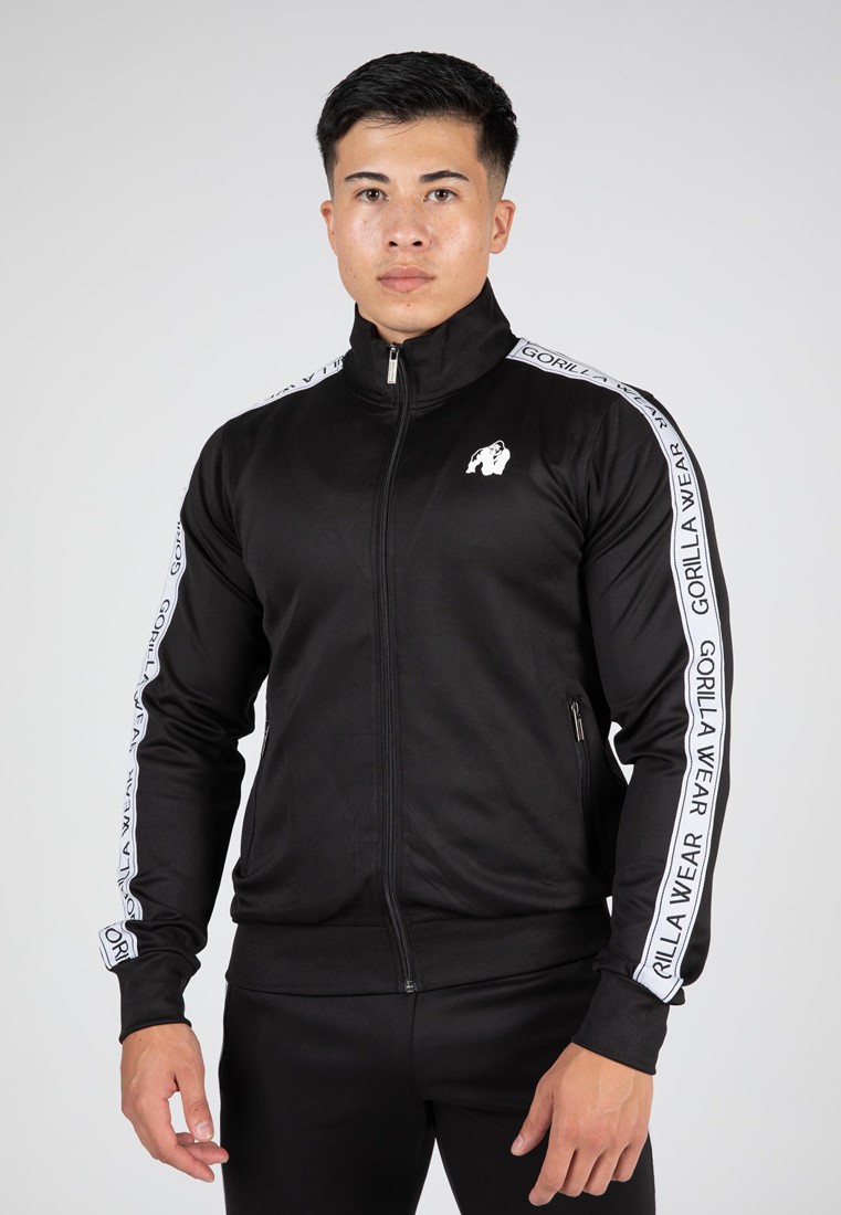 Delaware Track Jacket - Black - 3XL Gorilla Wear