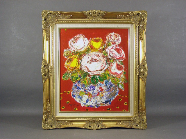 東京都 千代田区で油絵（安食慎太郎・大津鎮雄）などをお譲り頂きまし