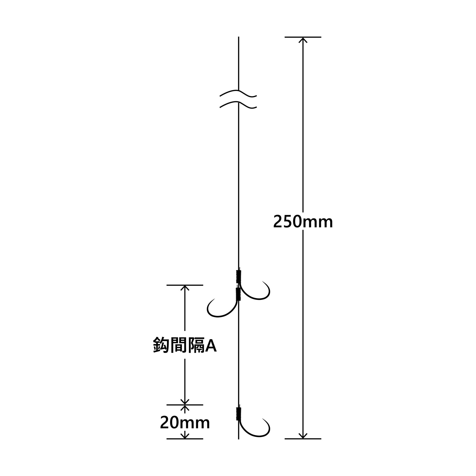変則3本チラシ仕掛 G-HARD V2 メガ要チラシ | がまかつ