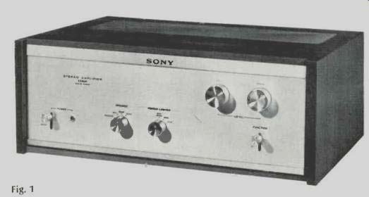 Sony Model TA-3200F Stereo Amplifier (Nov. 1970)