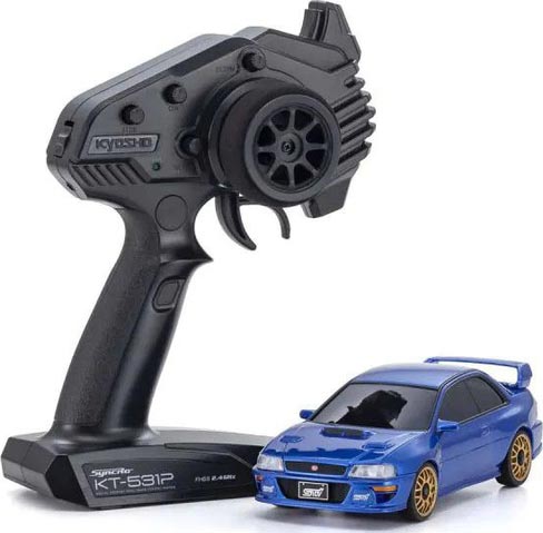 KYO32627BL - Mini-Z AWD Subaru Impreza STi 22B Blue By KYOSHO