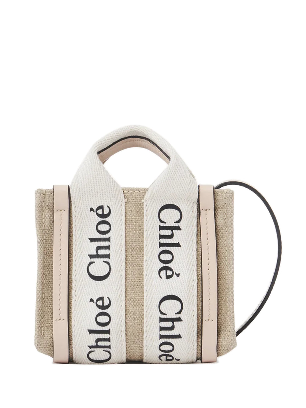 Woody Nano Tote Chloé Bianco | Grifo210