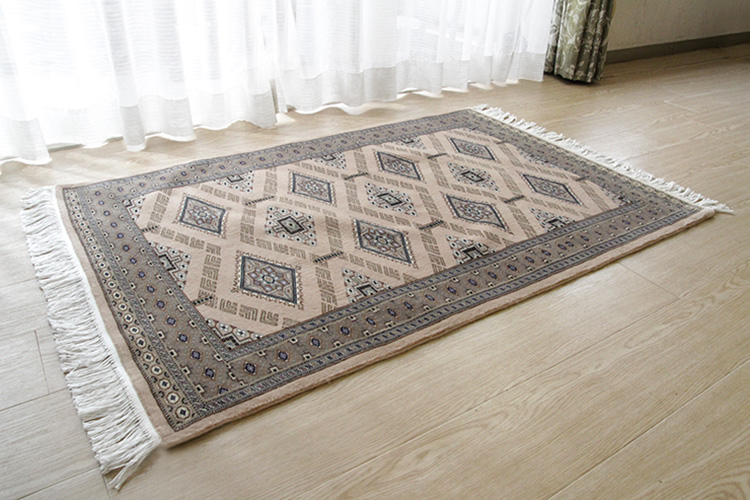 パキスタン段通玄関マット12×24 PH71-62139 75×120cm | ラグマット