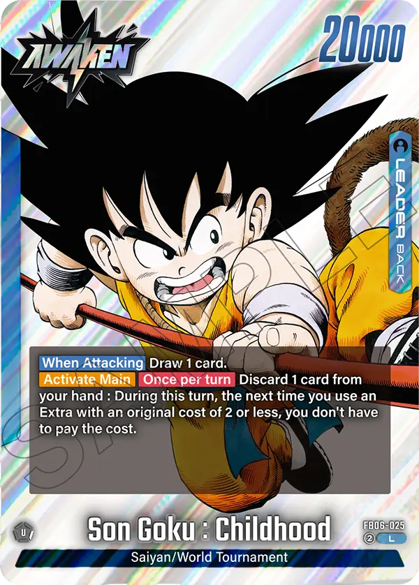 MANGA BOOSTER 01 [SB01] | Dragon Ball Super Card Game Fusion World