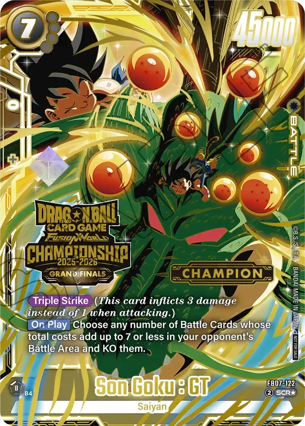 CHAMPIONSHIP 2025-2026 GRAND FINALS | Dragon Ball Super Card Game