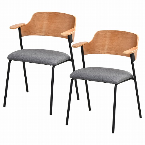 ダイニングチェア 【2脚セット】 FRDC0095FAGRY Francis パーソナル