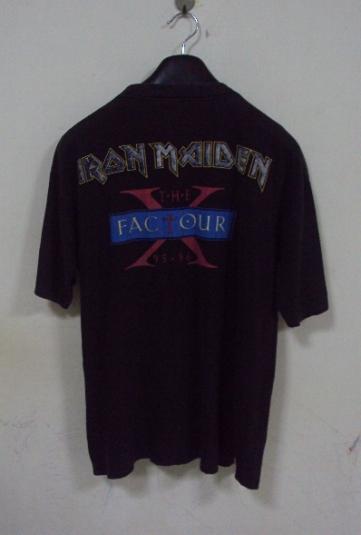 VINTAGE IRON MAIDEN 1995 X FACTOR TOUR | Defunkd