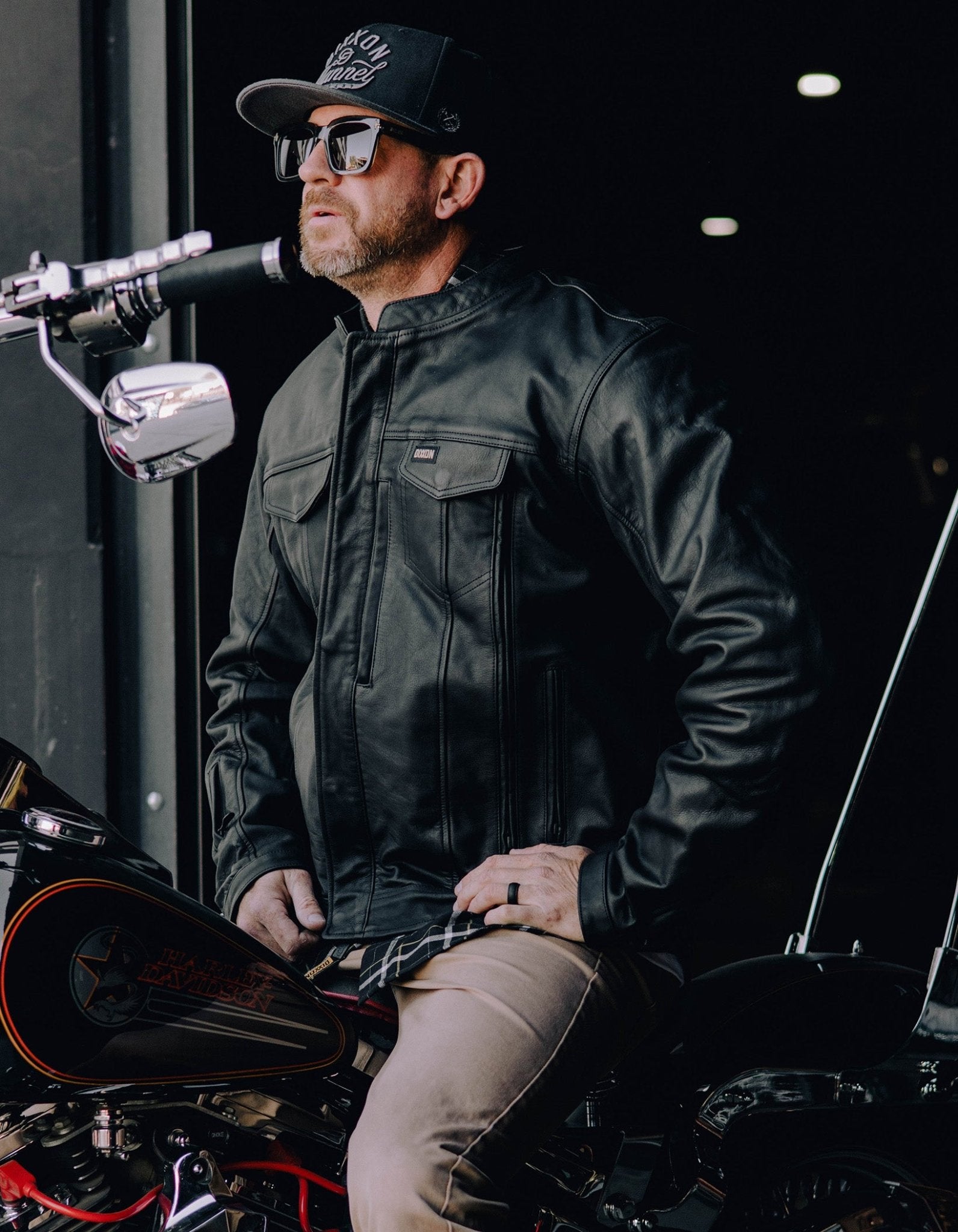 Dixxon Black Hudson Leather Jacket: Shop Now!
