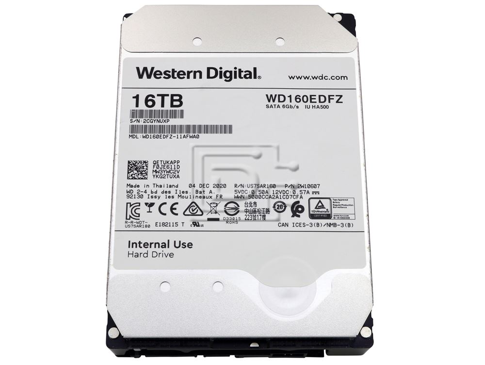 WD Western Digital WD160EDFZ / 2W10607 16TB SATA 3.5 LFF CMR SED