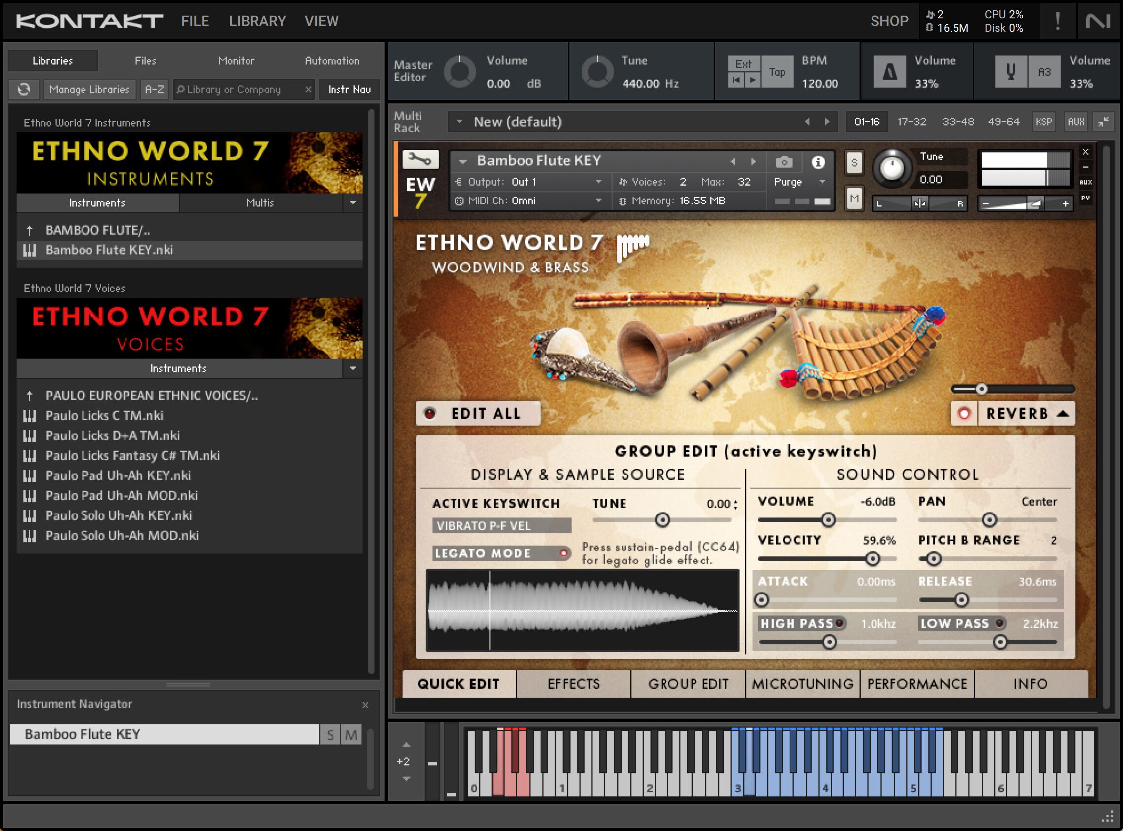 世界中の民族楽器が手に入る究極の音源、ETHNO WORLD 7が登場！380種類