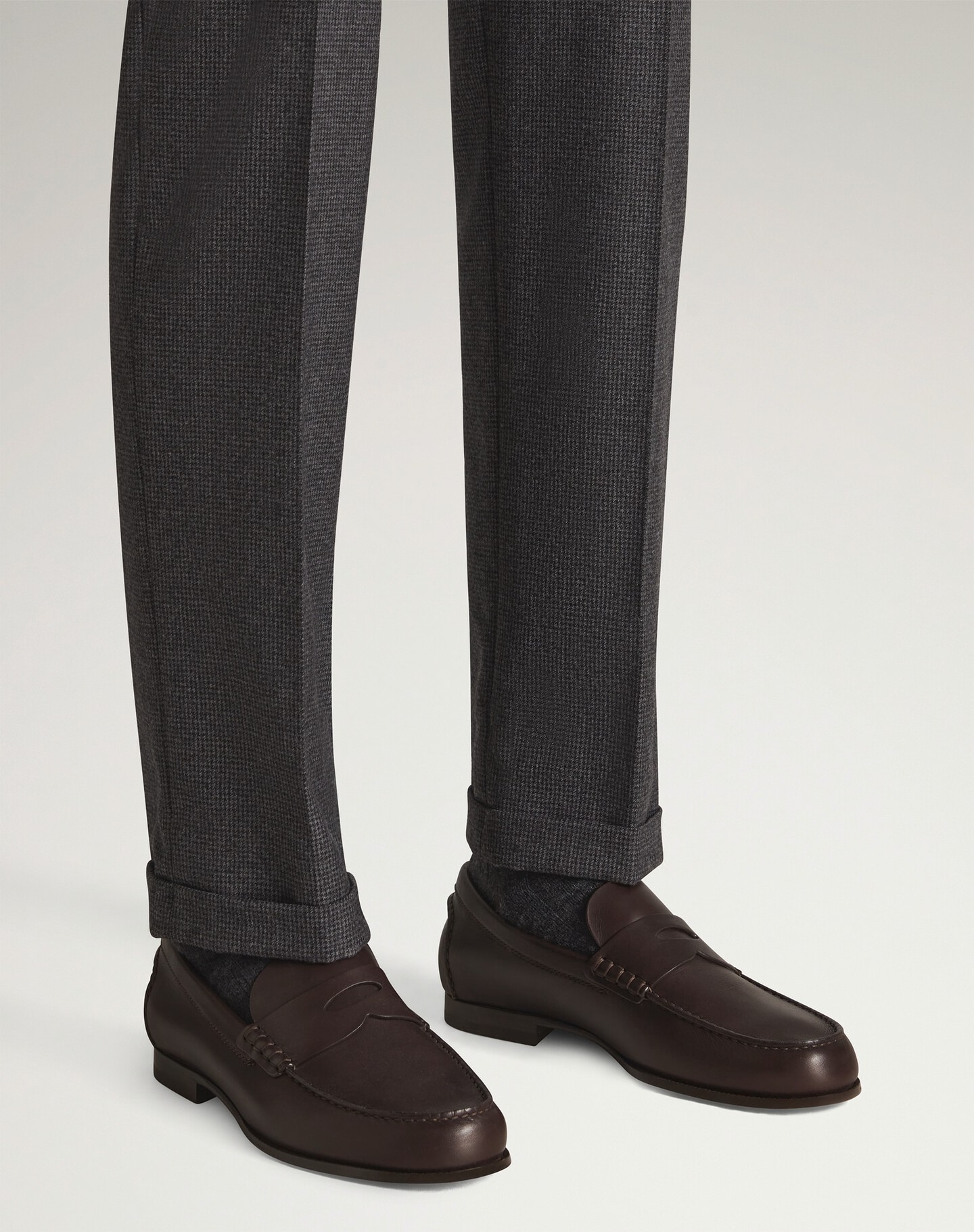 ダンヒル | ヘドン フレックス レザーローファー メンズ