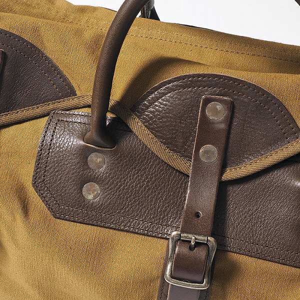 WAREHOUSE[ウエアハウス] ボストンバッグ レザー ＆ キャンバス 5218
