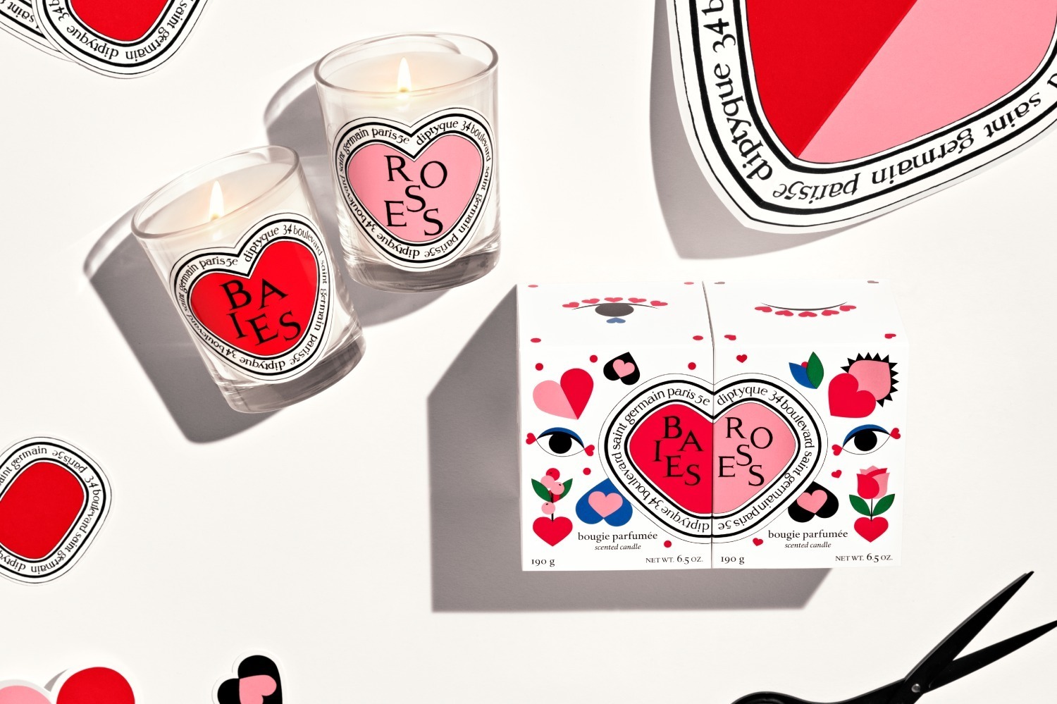 ディプティック「ベ＆ローズ」24年バレンタイン限定キャンドルセット