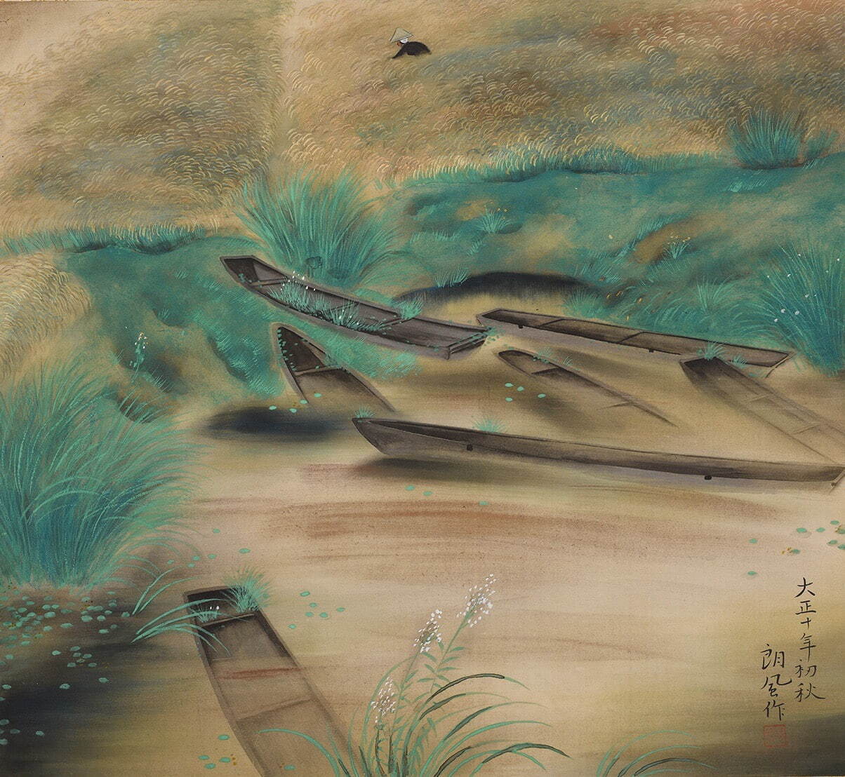 近代日本画家・落合朗風の展覧会が島根県立美術館で- “自由な美術活動