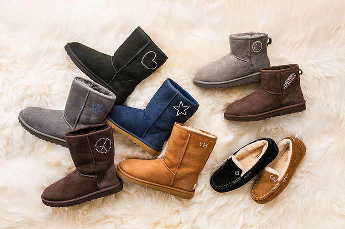 UGGが六本木に限定ショップ、スワロフスキーのクリスタルを用いた