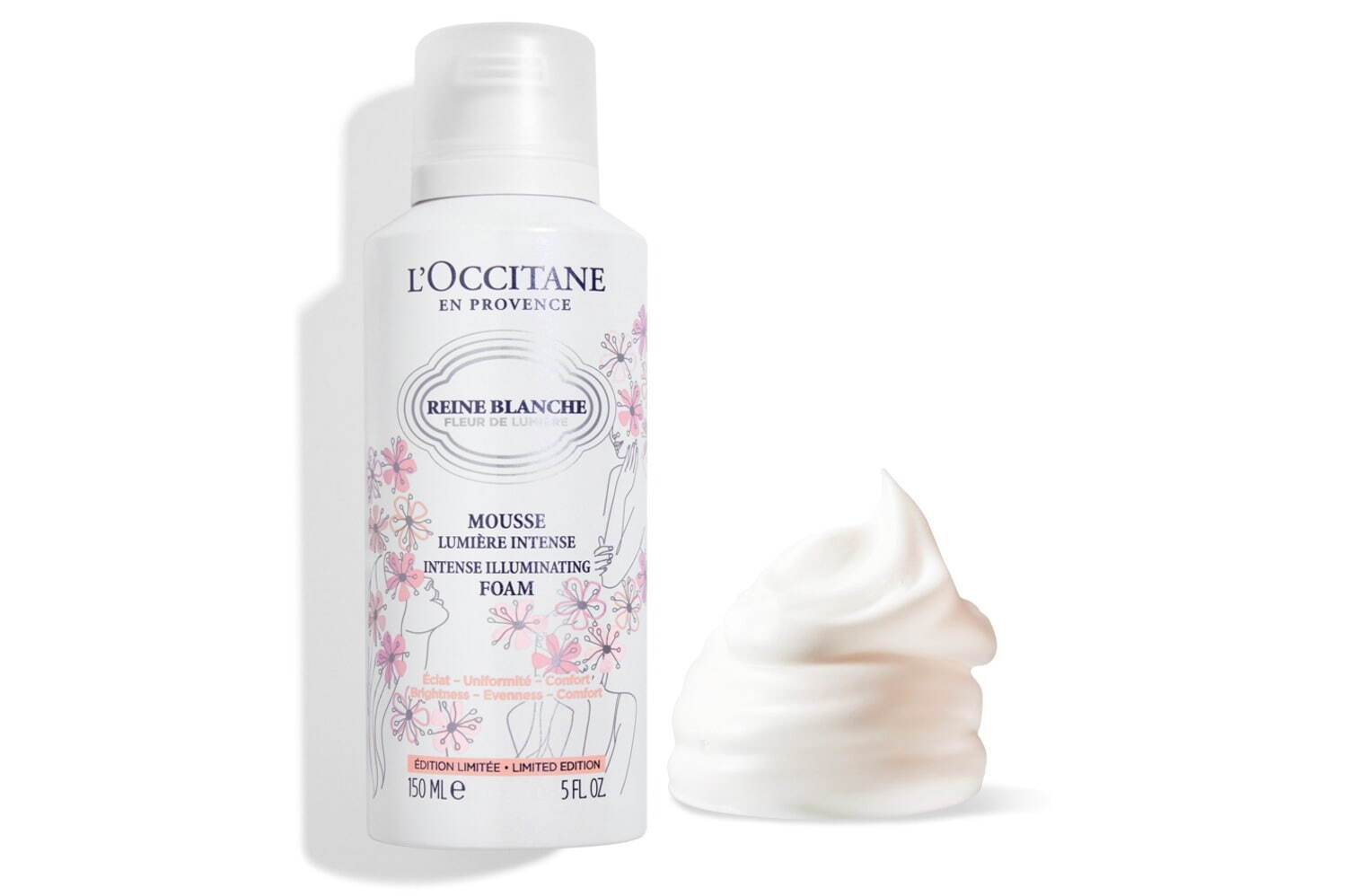 ロクシタン23年春スキンケア、“もっちり濃密泡”洗顔フォームが日本限定